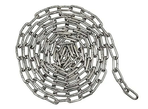 5/32-in X 10-ft Weld Stainless Steel Straight Link Chain for Home Improvement...