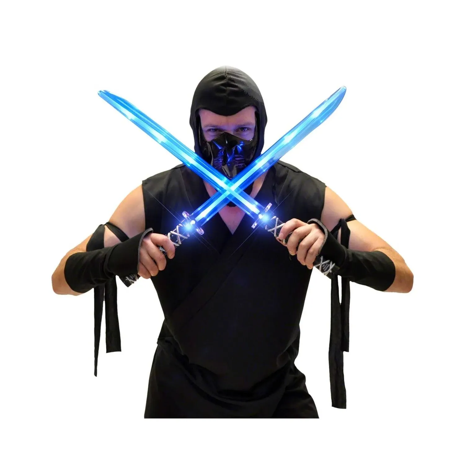 FlashingBlinkyLights Deluxe Ninja LED Light Up Toy Sword with Motion Activated ...