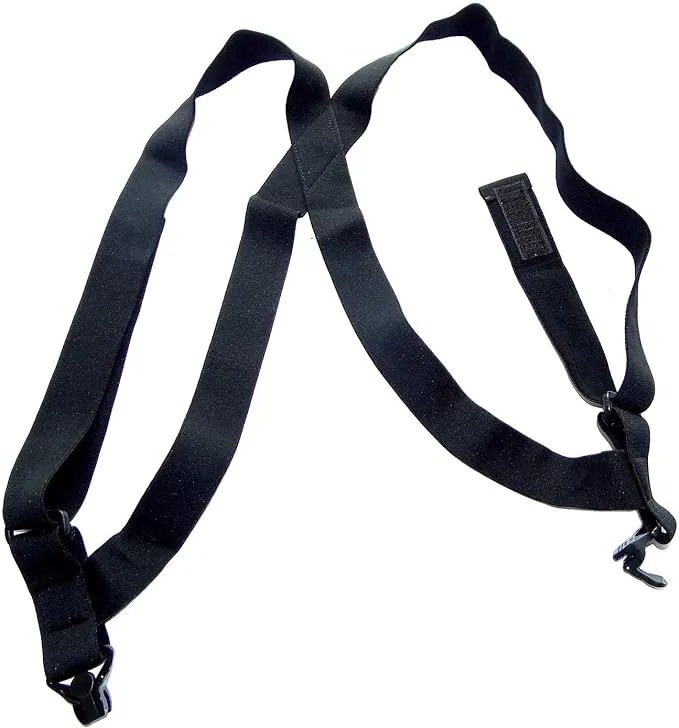 Holdup Brand Black hidden Undergarment Hip Clip no-alarm Suspenders with