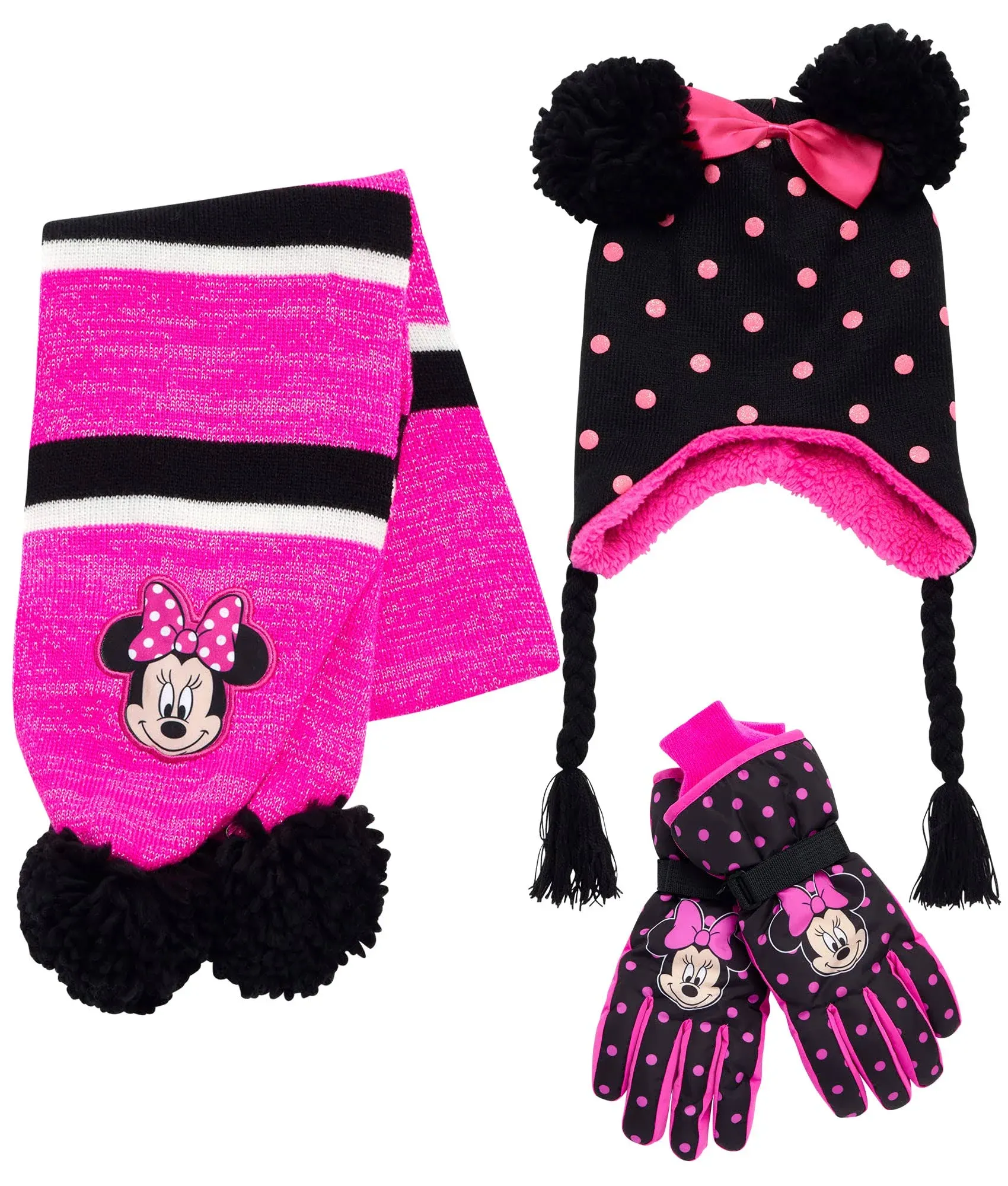 Disney Toddler Winter Hat, Kids Gloves or Toddlers Mittens and Matching Scarf ...