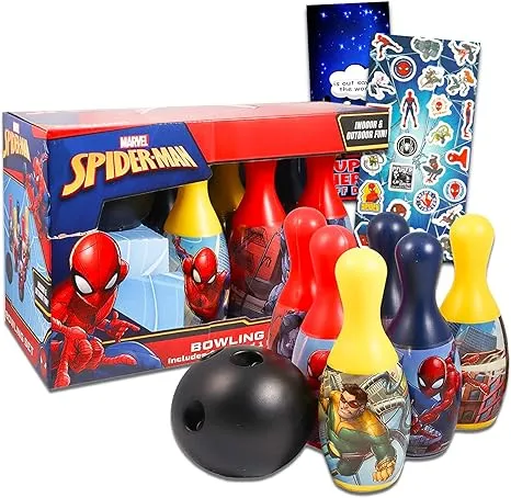 Spiderman Bowling Games Activities Bundle for Gifts, 