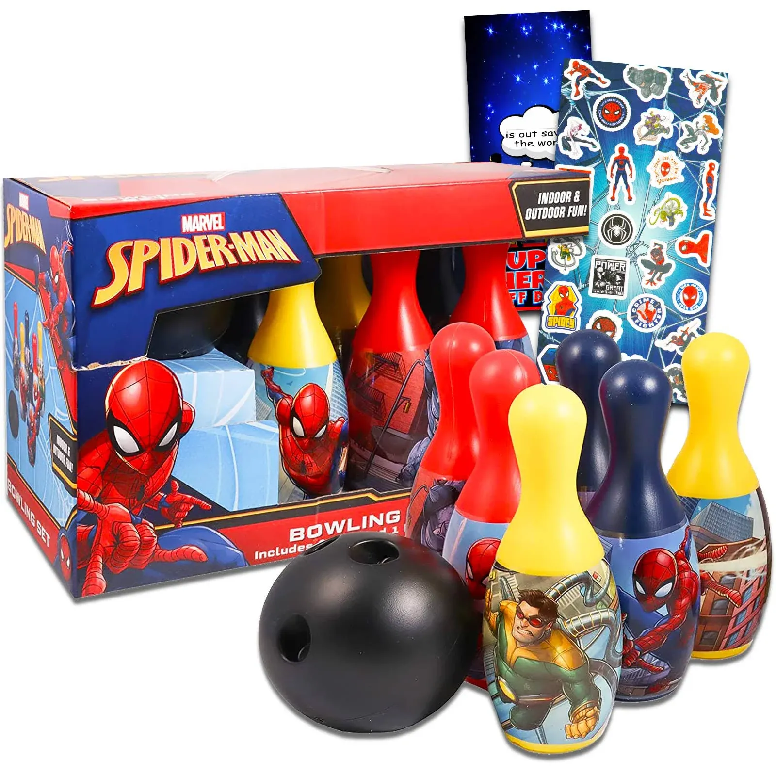 Spiderman Bowling Games Activities Bundle for Gifts, 