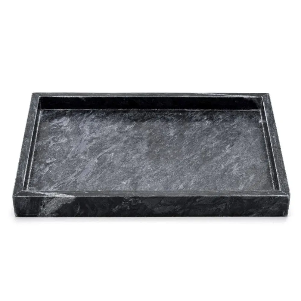 Noble Natural Marble Tray for Desktop/Kitchen/Vanity/Bathroom, Stone Organizer ...