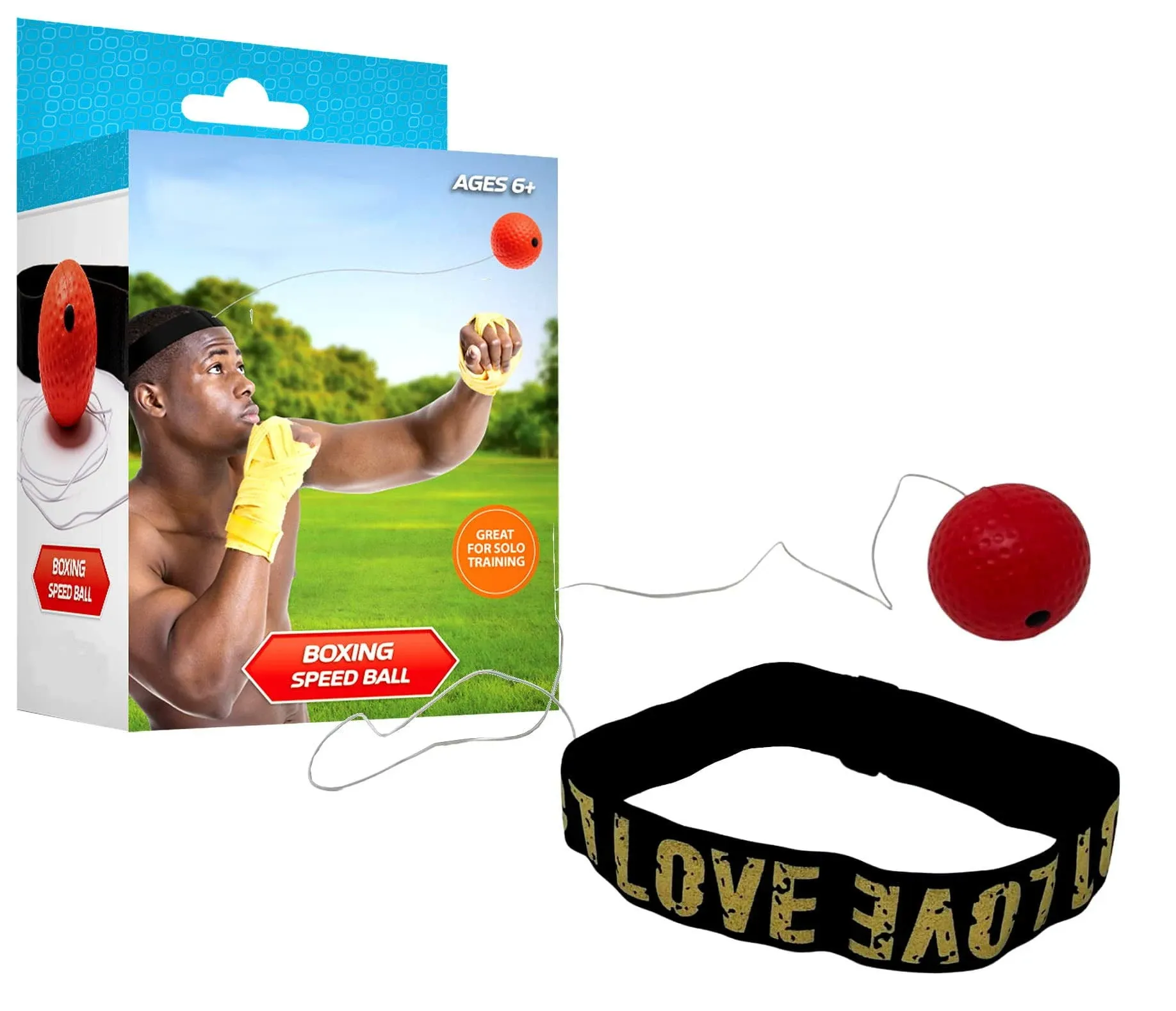 React Reflex Ball - Boxing Gifts for Men and Women - Boxing Reflex Ball Headband