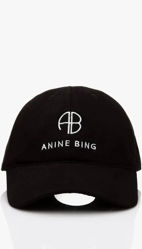 Anine Bing Black Jeremy Baseball Cap