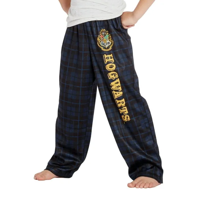 Intimo Harry Potter Big Boys Houses Plaid Pajama Lounge Pants