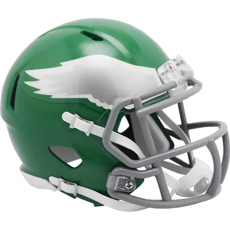 Riddell Philadelphia Eagles NFL 2023 on Field Alternate Mini Speed Helmet (Kelly ...