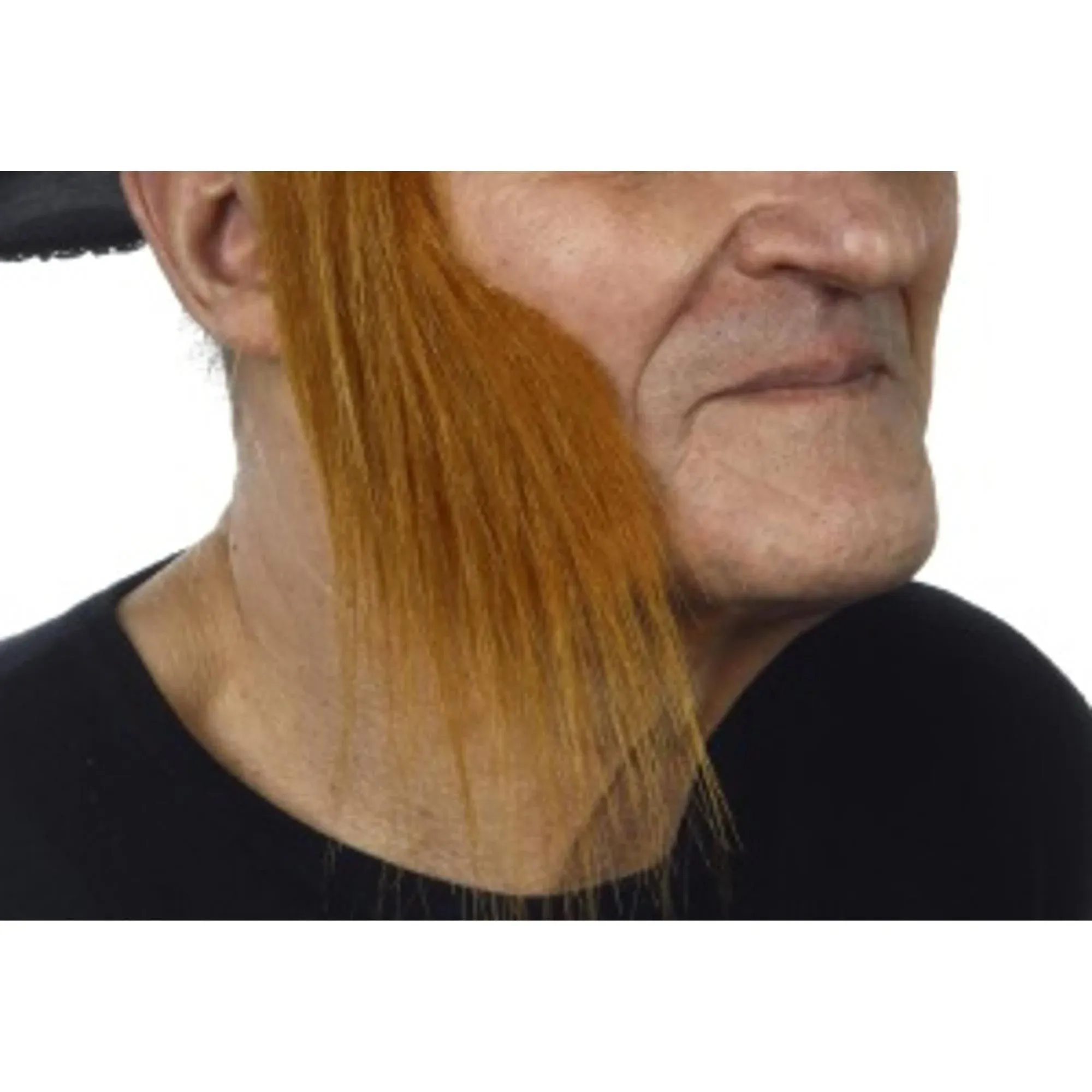 Mustaches Self Adhesive Fake Mutton Chops, Novelty, Sideburns False Facial Hair, Costume Accessory for Adults.Ginger Color