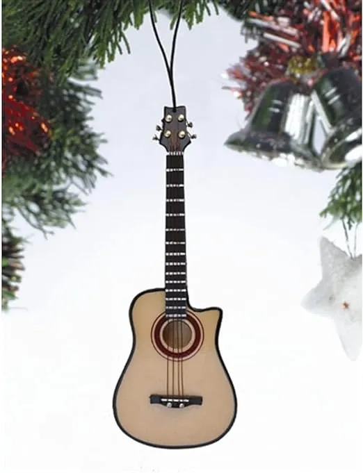 Bass Acoustic Guitar Hanging Ornament