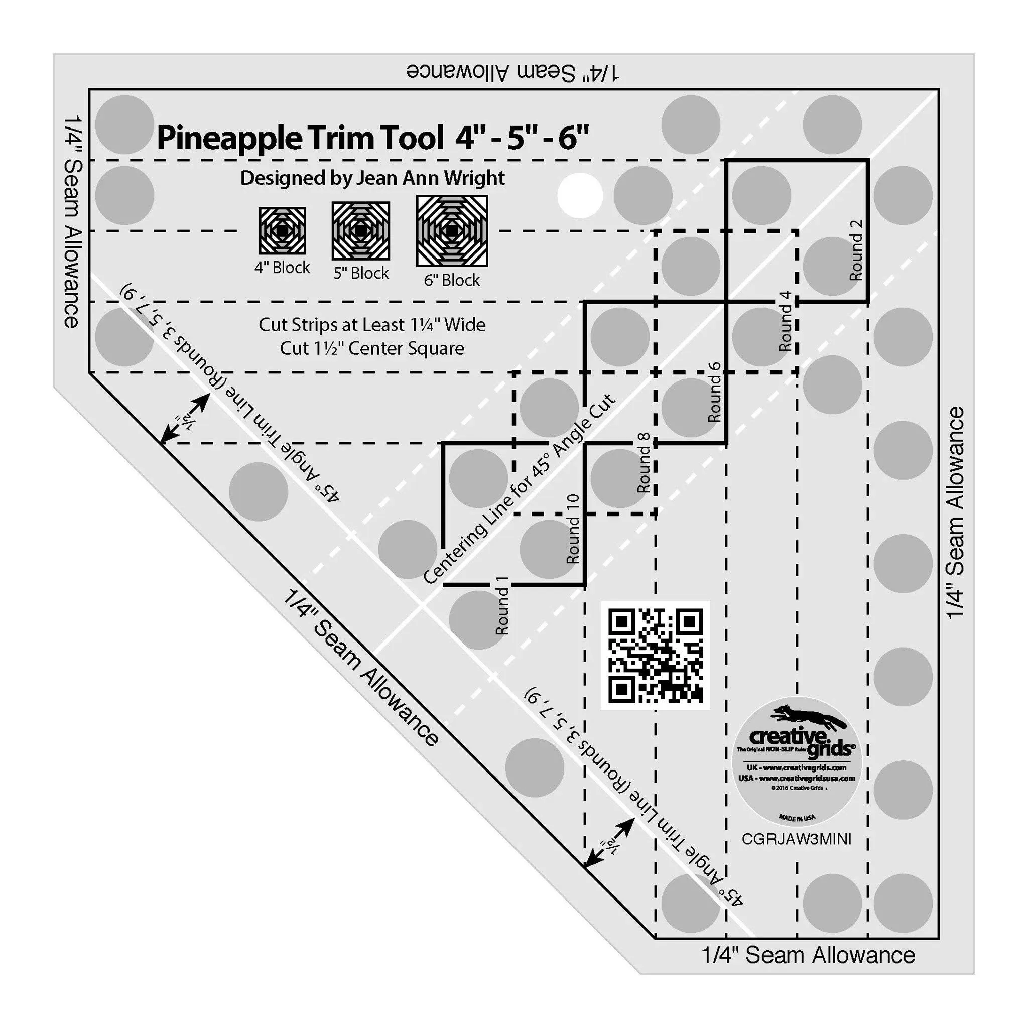 Creative Grids Pineapple Trim Tool Mini