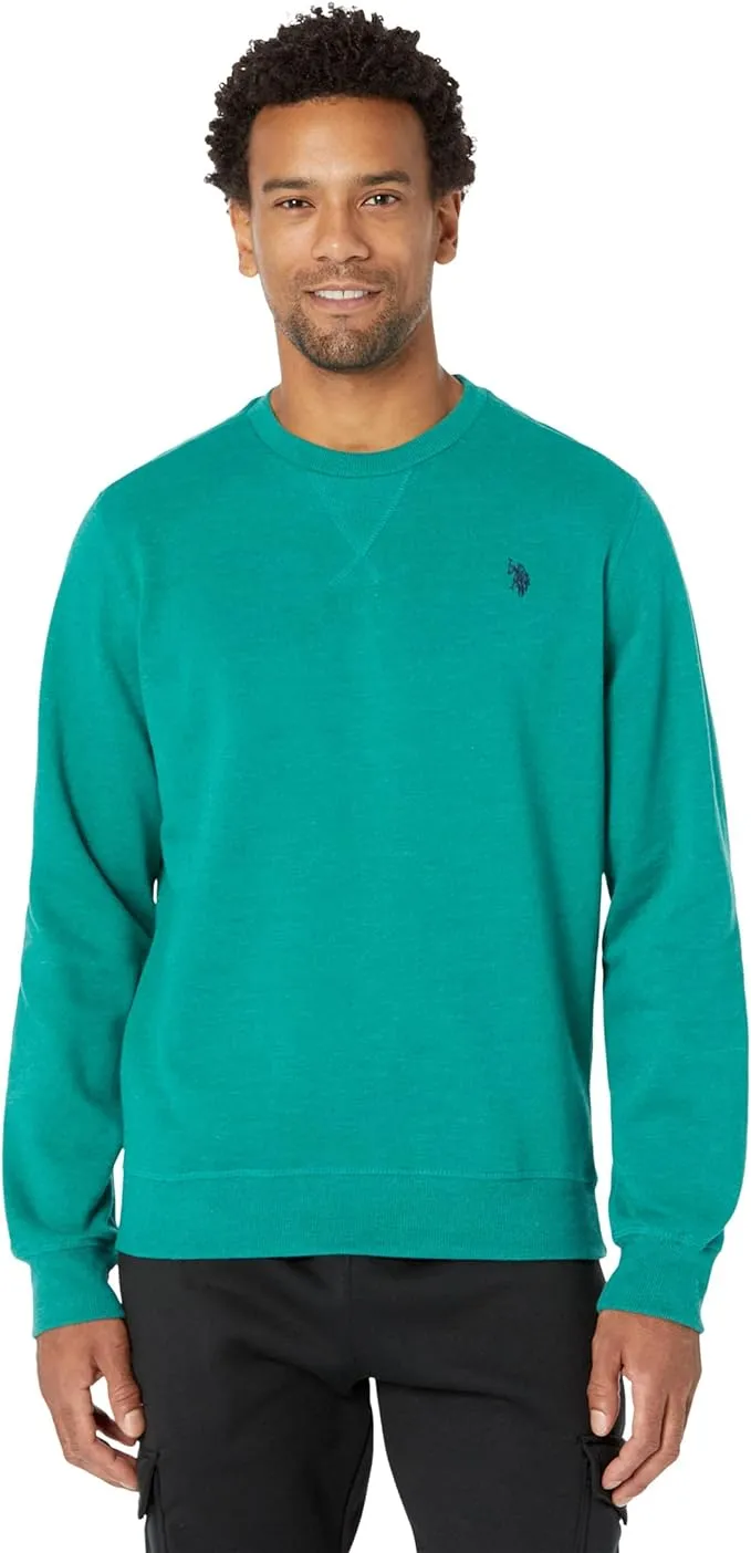 U.S. Polo Assn. Long Sleeve Popover Crew Neck Fleece Sweatshirt