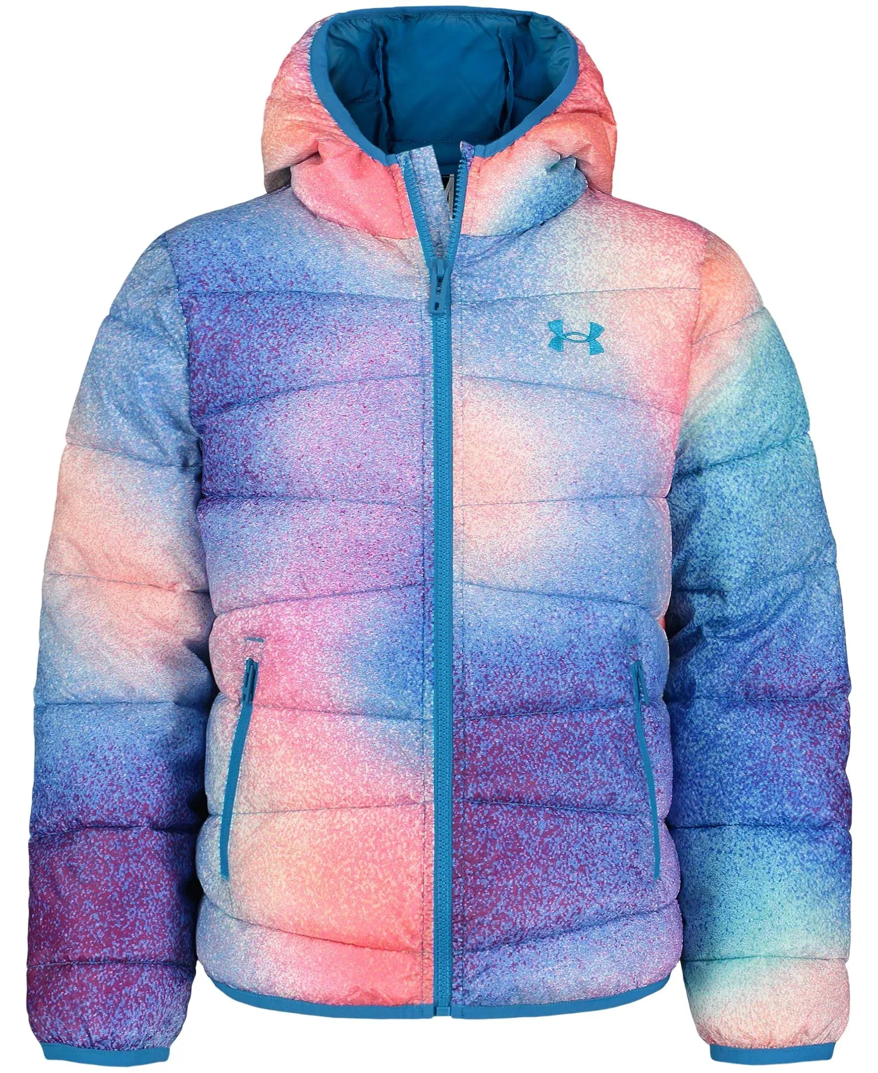 Under Armour UA PRIME PRINT PUFFER JACKET, Cosmic Blue - Print, 2T