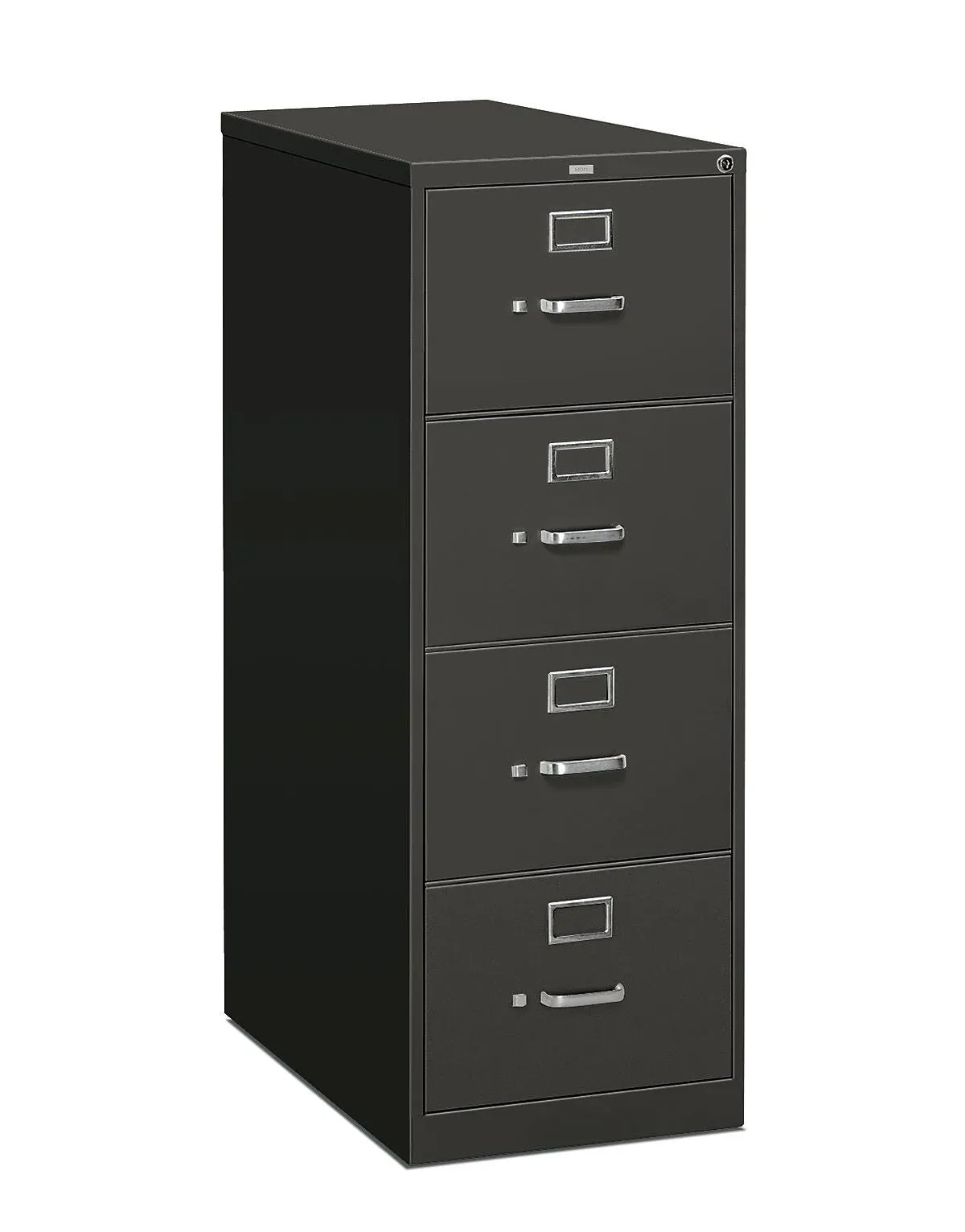 HON 314CPS 310 Series 18 1/4" x 26 1/2" x 52" Charcoal Four-Drawer Full-Suspension File Cabinet - Legal