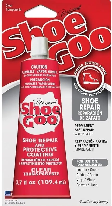 Shoe GOO Shoe Repair Adhesive, Clear, Size: 3.7 oz