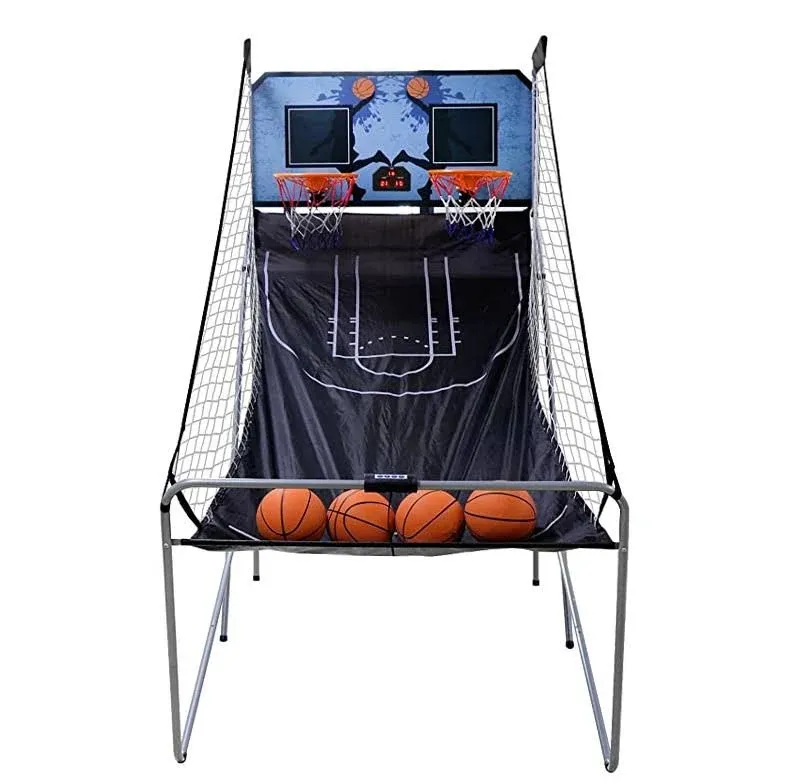 JupiterForce Foldable Indoor Basketball Game Arcade Game Double Mode 2 Players W ...