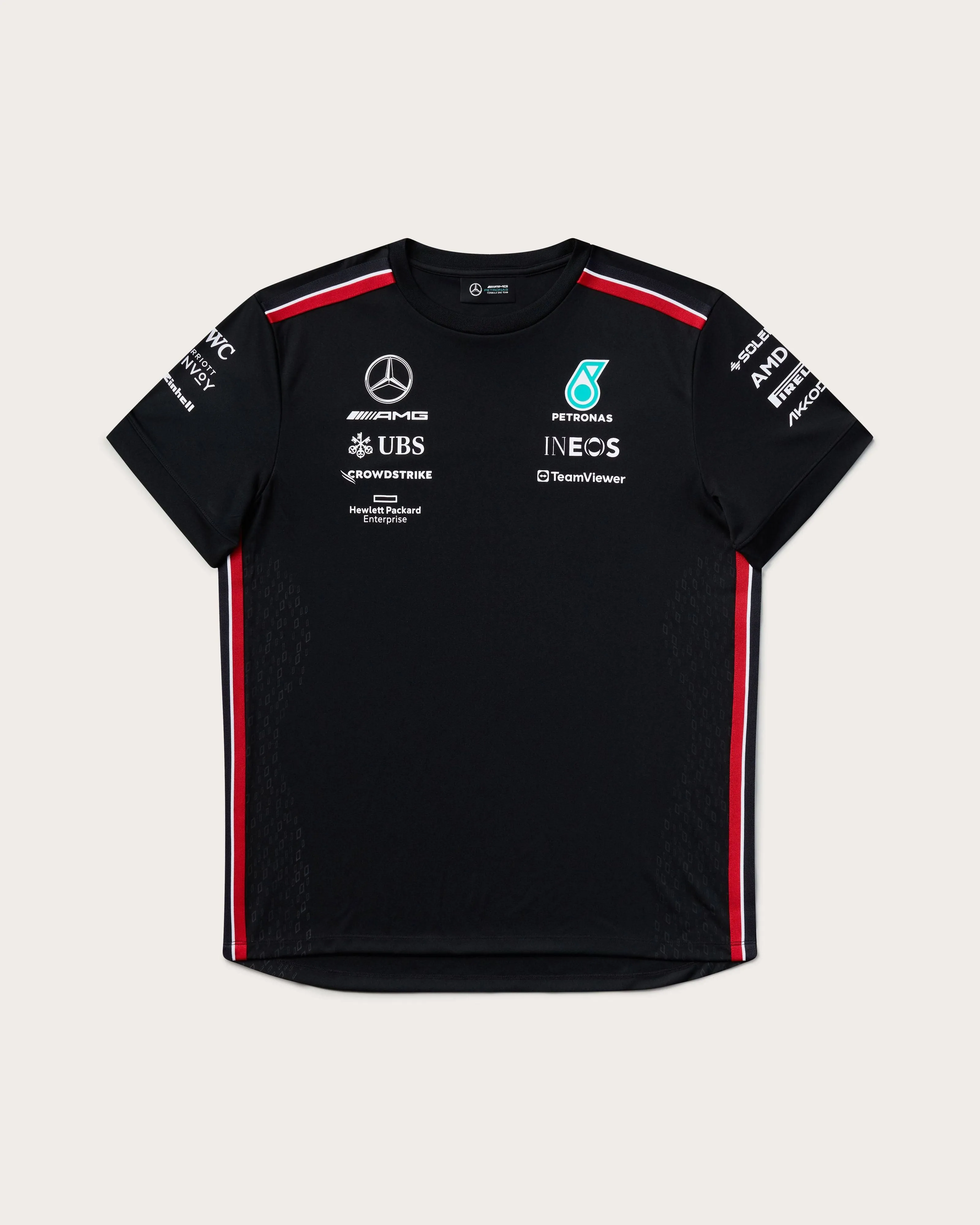 Mercedes AMG Petronas F1 2023 Team Driver T-Shirt - Black