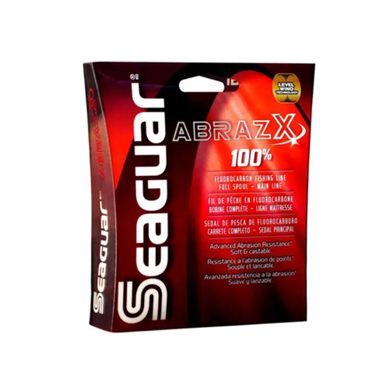 Seaguar AbrazX 100% Fluorocarbon Fishing Line for Docks, Rocks, Weeds and Logs