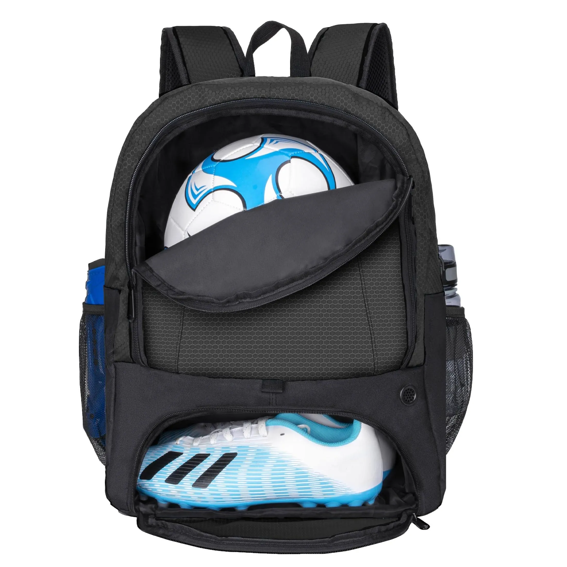 Soccer Ball Bag-Backpack for Basketball,Vol<wbr/>leyball with Cleat Shoes and Ball Com