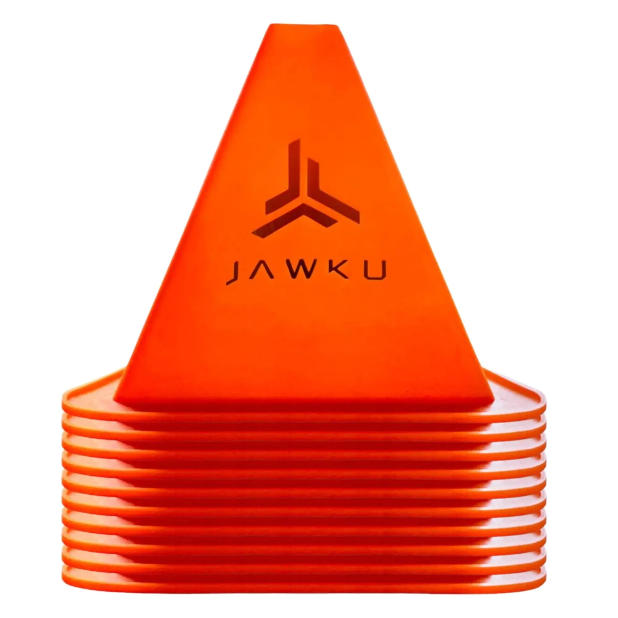 JAWKU Speed Cones Training System for Agility, Speed, Drills and Athletic Sports Training, 10 Cones