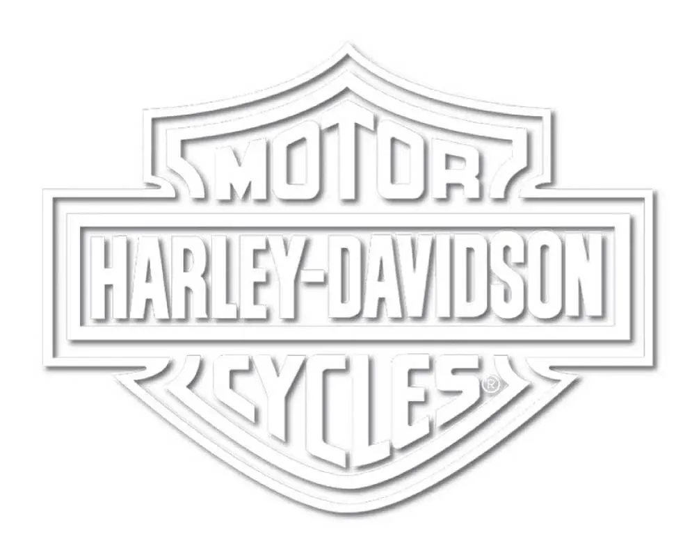 Harley-Davidson Logo Cutz Rear Window Decal