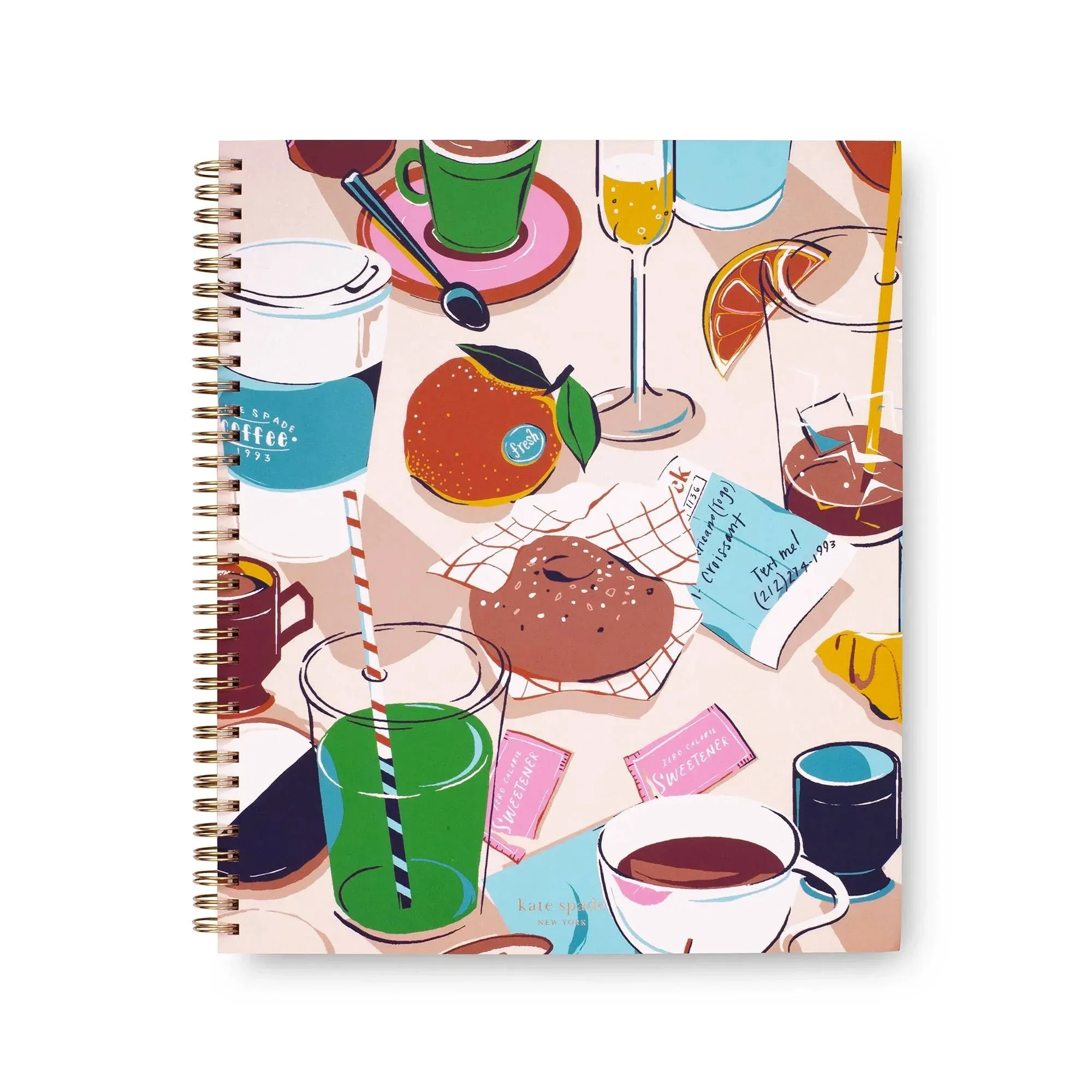 Kate Spade New York Rise and Shine Large Spiral Notebook