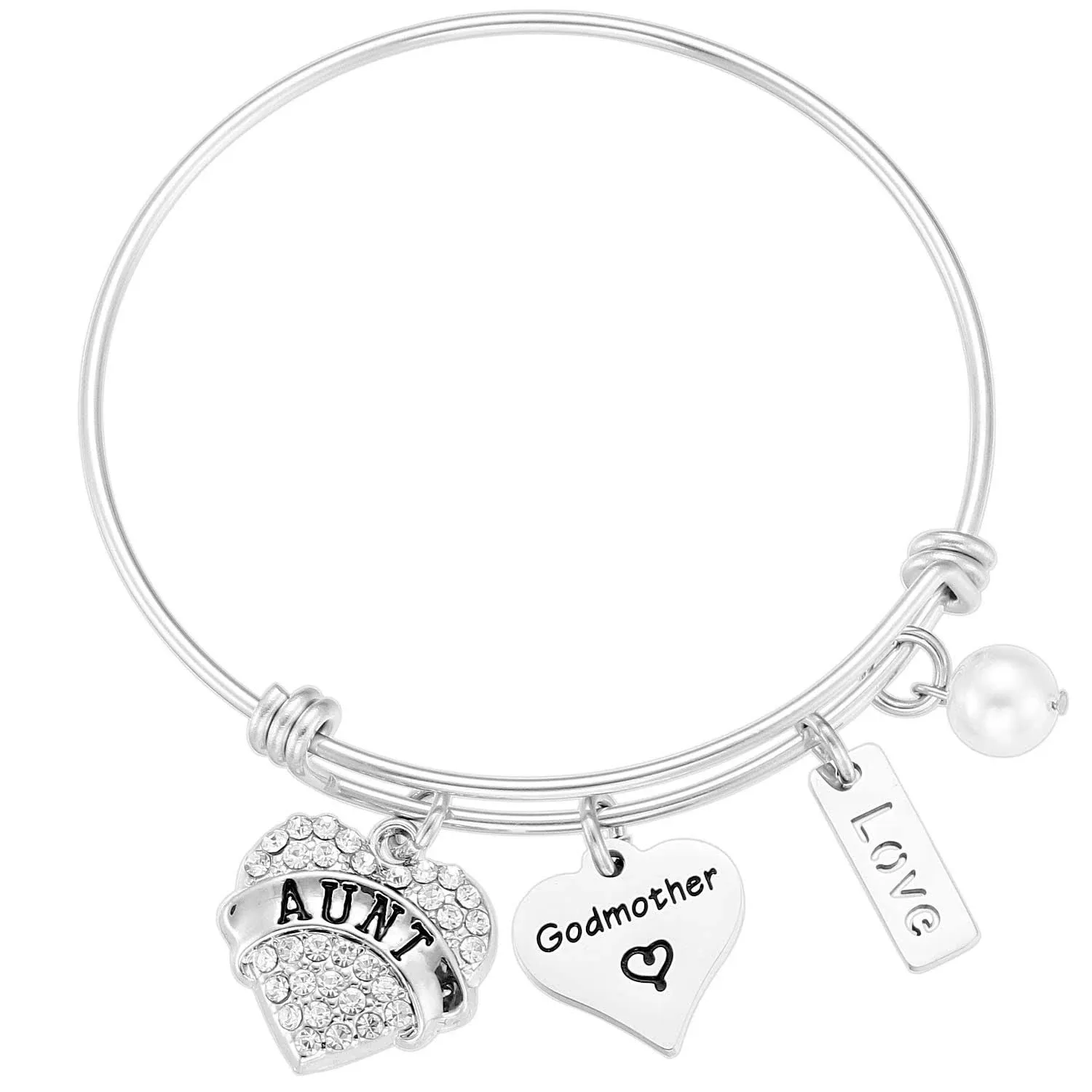 HUTIMY Godmom Gifts Bracelet from Godchild Godmother Bangle Bracelets Godmother 