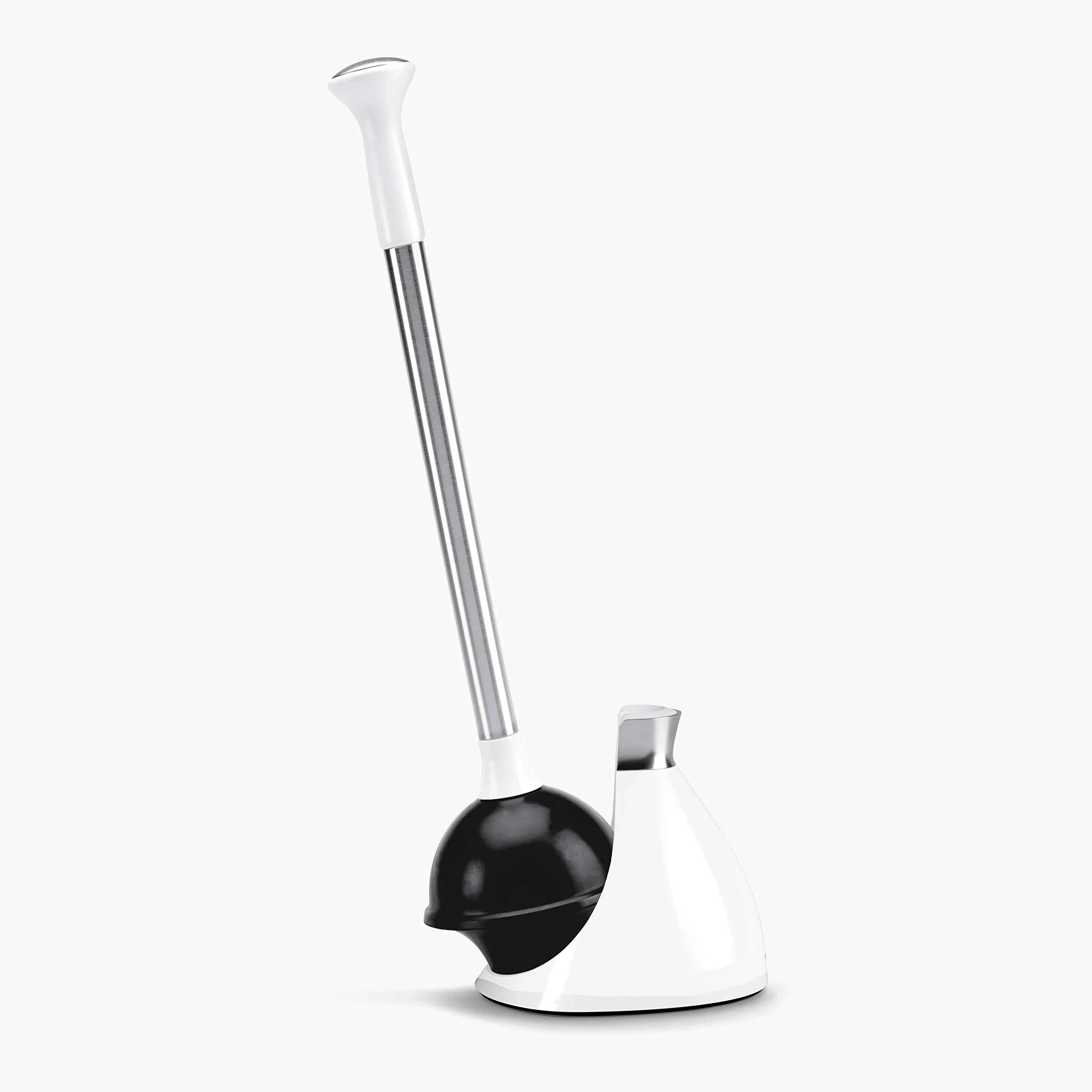 simplehuman BT1085 Toilet Plunger, White