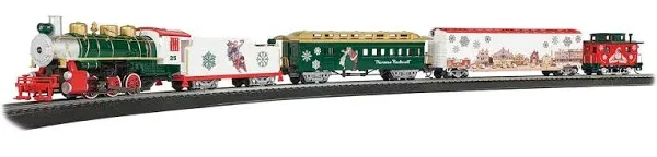 Bachmann 00774 HO Norman Rockwell Christmas Express Starter Train Set