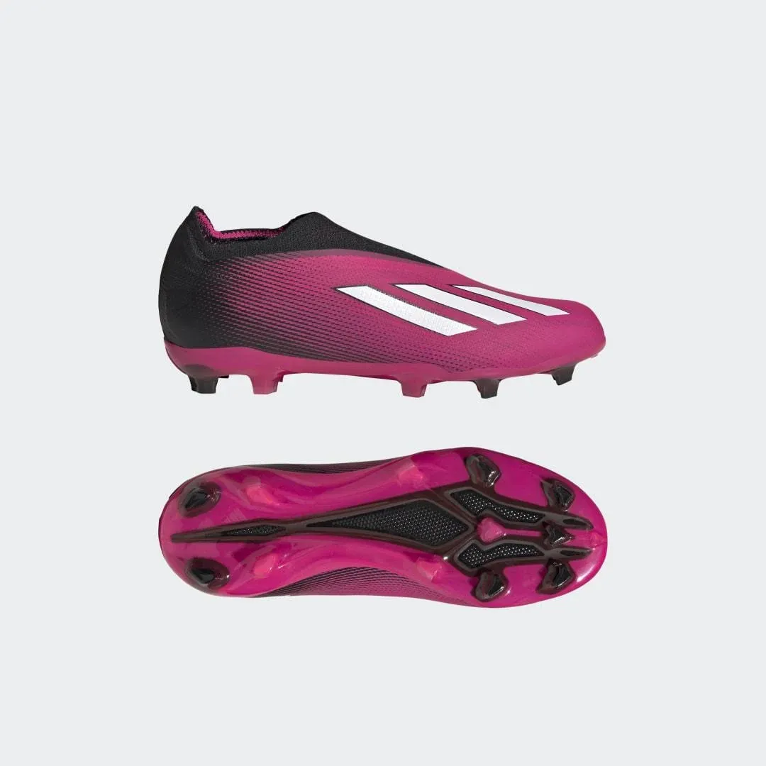 Adidas x Speedportal+ FG Youth - Pink/White/Black - Size 5.5