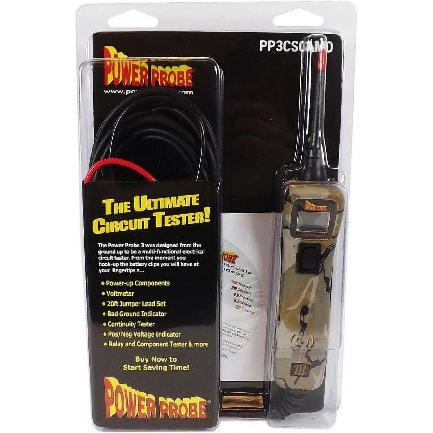 Power Probe® PP3CSCAMO - 3CS™ Camo Circuit Tester