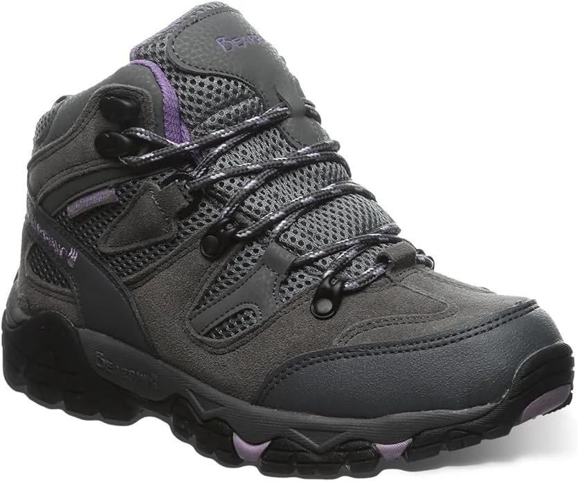 Bearpaw Women's Corsica Mid Trail Shoe, Gray, 8.5