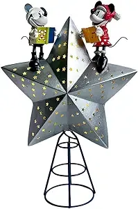 Disney Mickey and Minnie Mouse Light-Up Tree Topper