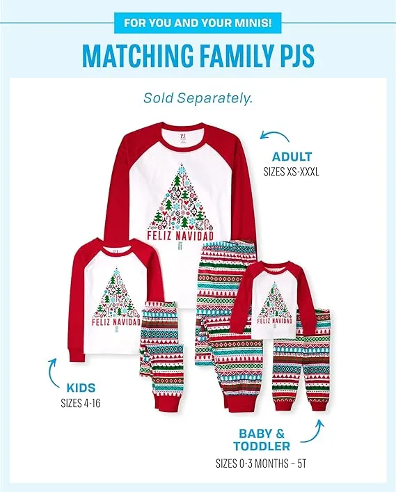 The Children’s Place Family Matching, Christmas and Holiday Pajama Sets, Cotton