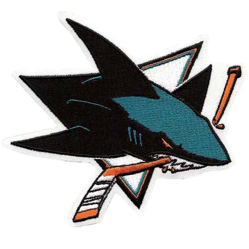 San Jose Sharks Primary Team Logo Patch Emblem Jersey Official NHL Hockey