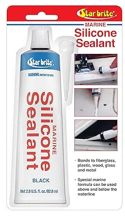 Star Brite 2.8 oz Silicone Sealant - Black