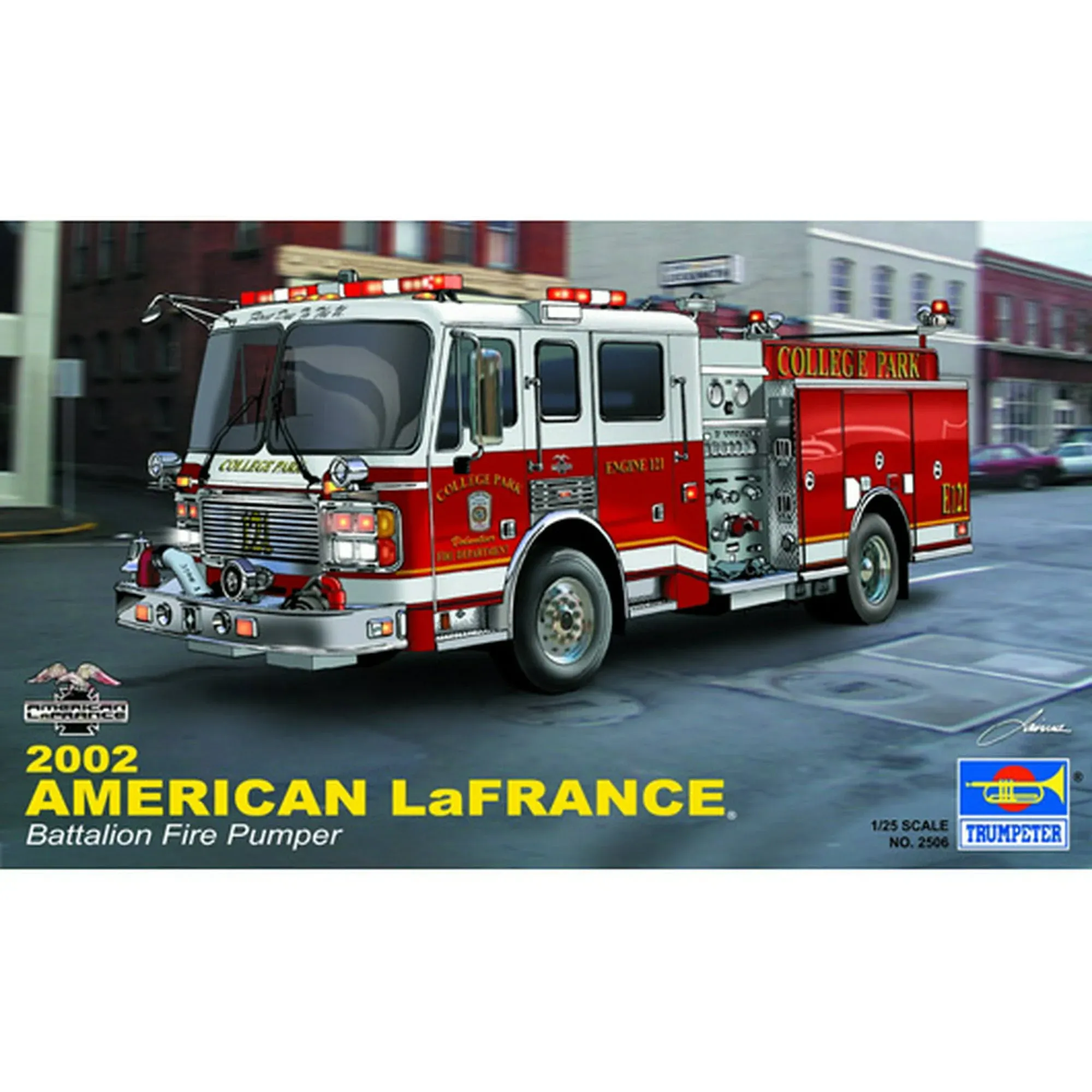 Trumpeter 1/25 American LaFrance 2002 Eagle Fire Pumper