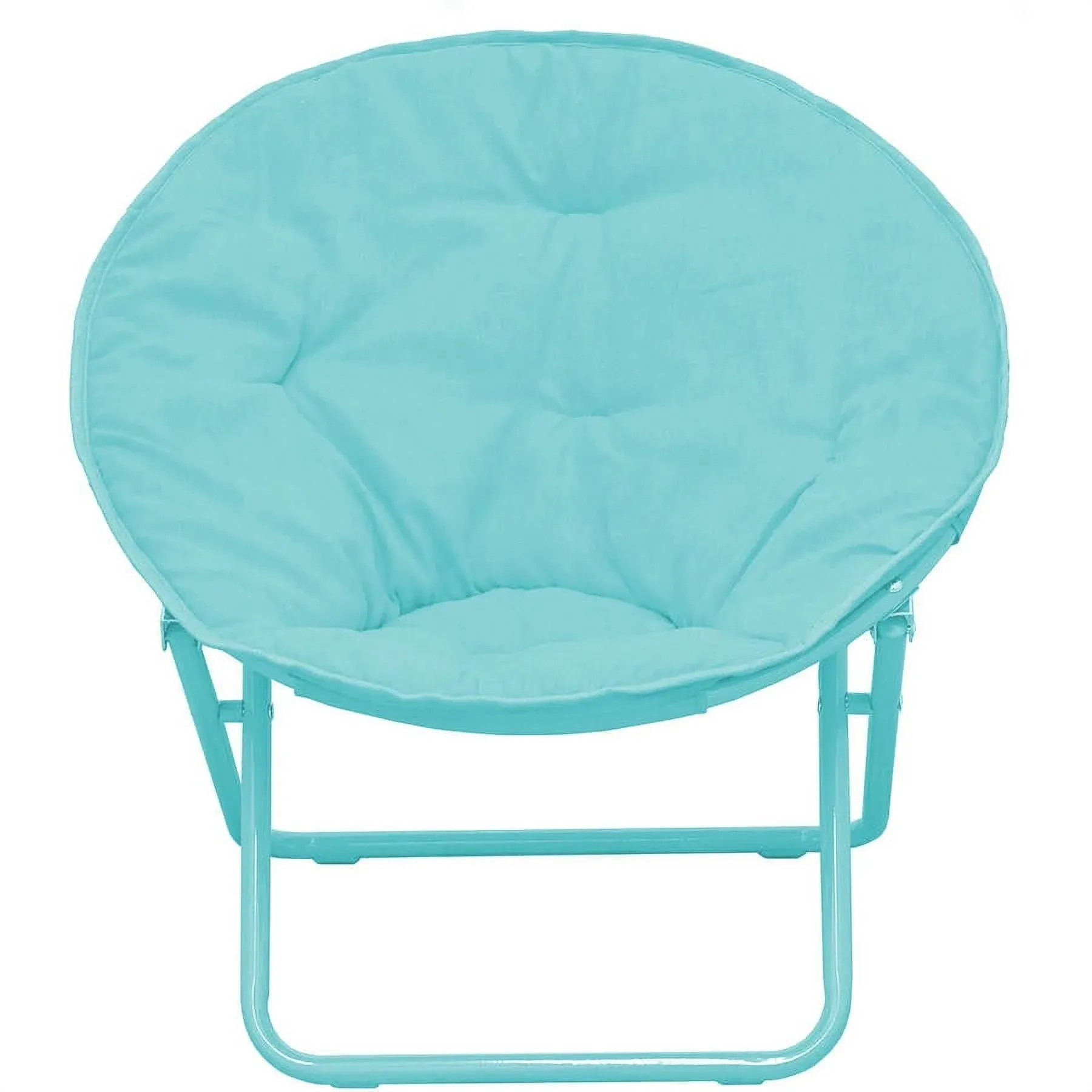 American Kids Solid Faux-Fur Saucer Chair