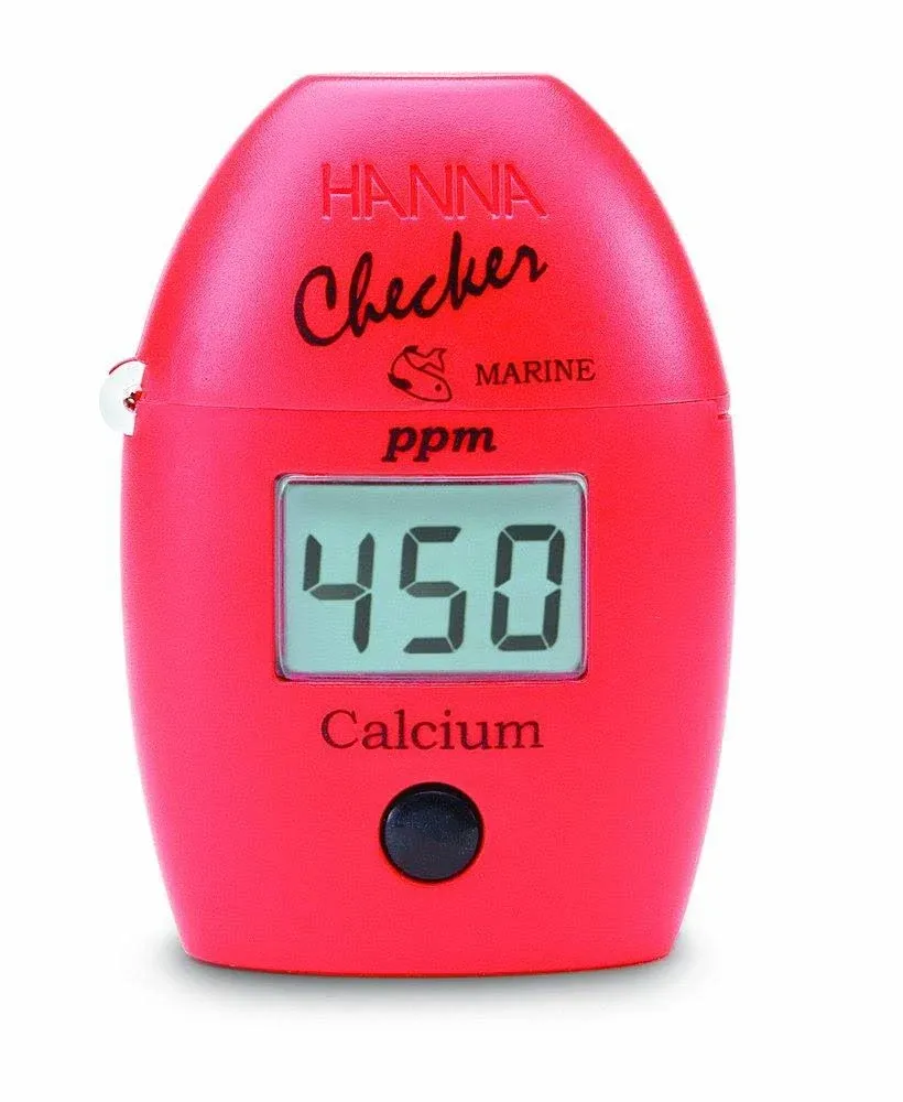 Hanna Saltwater Aquarium Calcium Colorimeter - Checker HC - HI758U