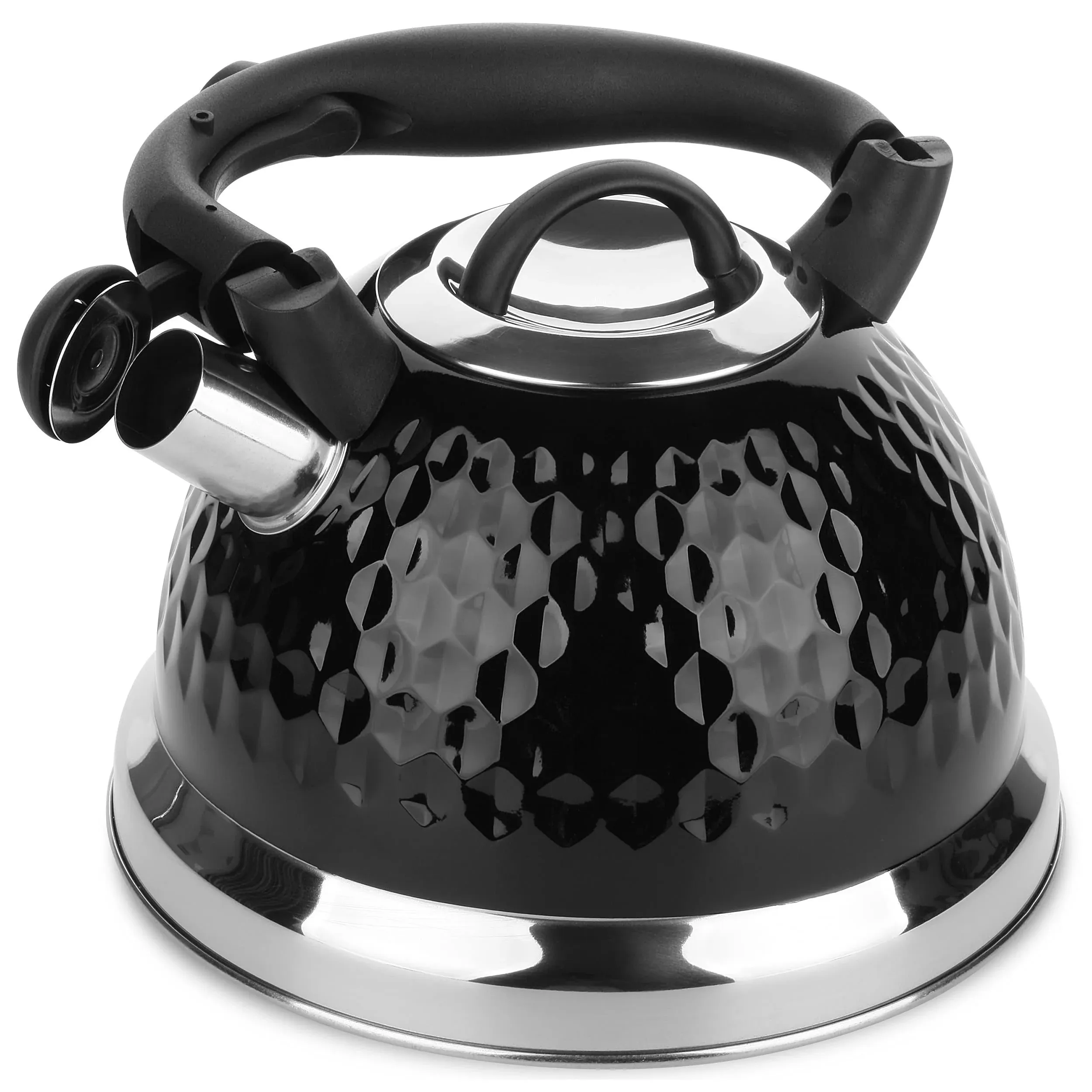 Stainless Steel Stovetop Tea Kettle - 28 Quart3 Liter Black