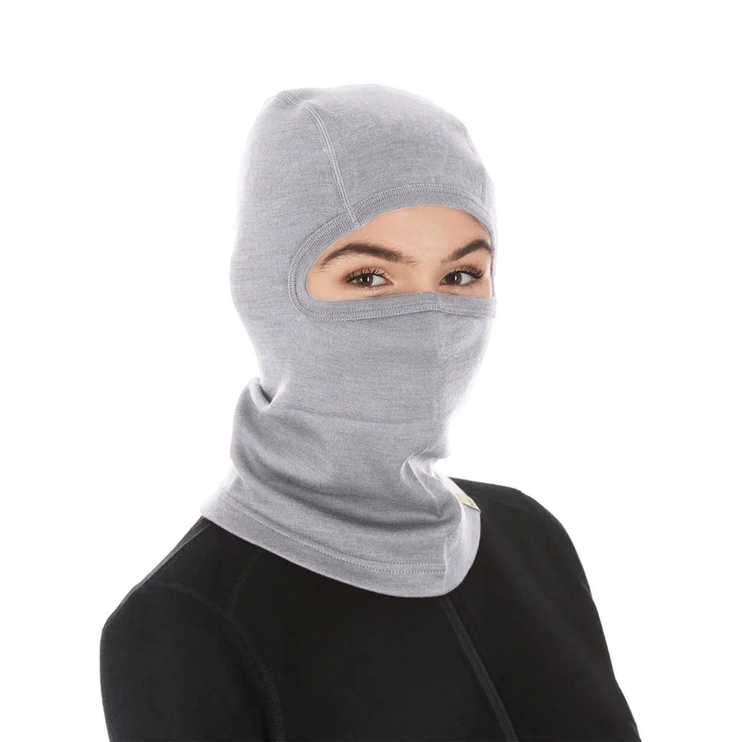 Minus33 Midweight - Balaclava 100% Merino Wool Ash Gray