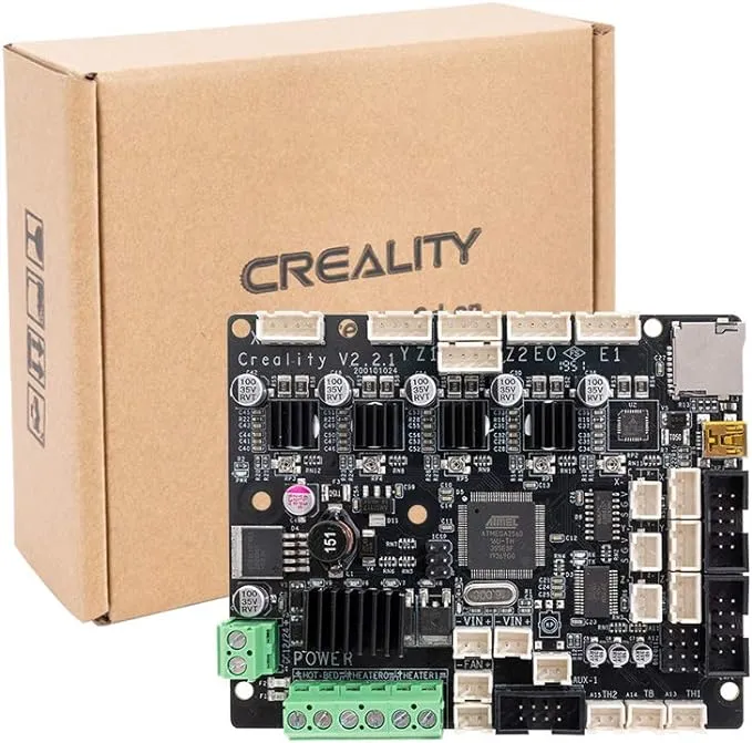 Creality Ender 5 Plus Silent Mainboard, V2.2 Silent Motherboard with TMC2208 Driver, Customized Super Quiet Mute Board for CR-10S/ CR-10 S4/ CR-10 S5/ CR-X/CR-20/ CR-20 PRO 3D Printer