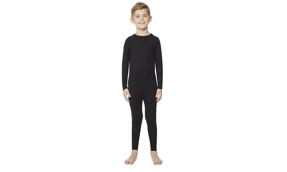 32 Degrees Kids' Heat Base Layer Set M / Black