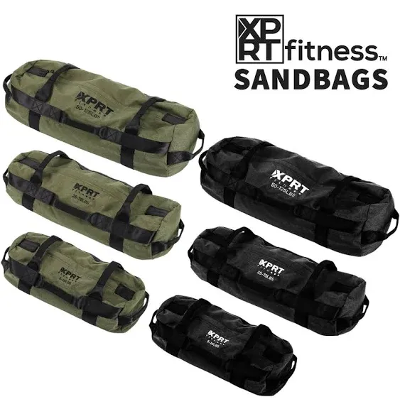 XPRT Fitness Black Workout Sandbag Size M