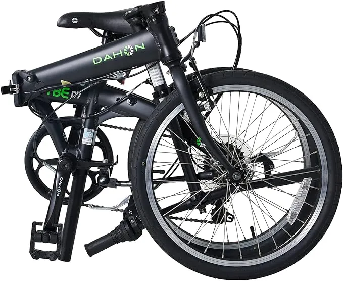 Dahon VYBE D7 Folding Bike, Lightweight Aluminum Frame; 7-Speed Shimano Gears; 20” Foldable Bicycle for Adults