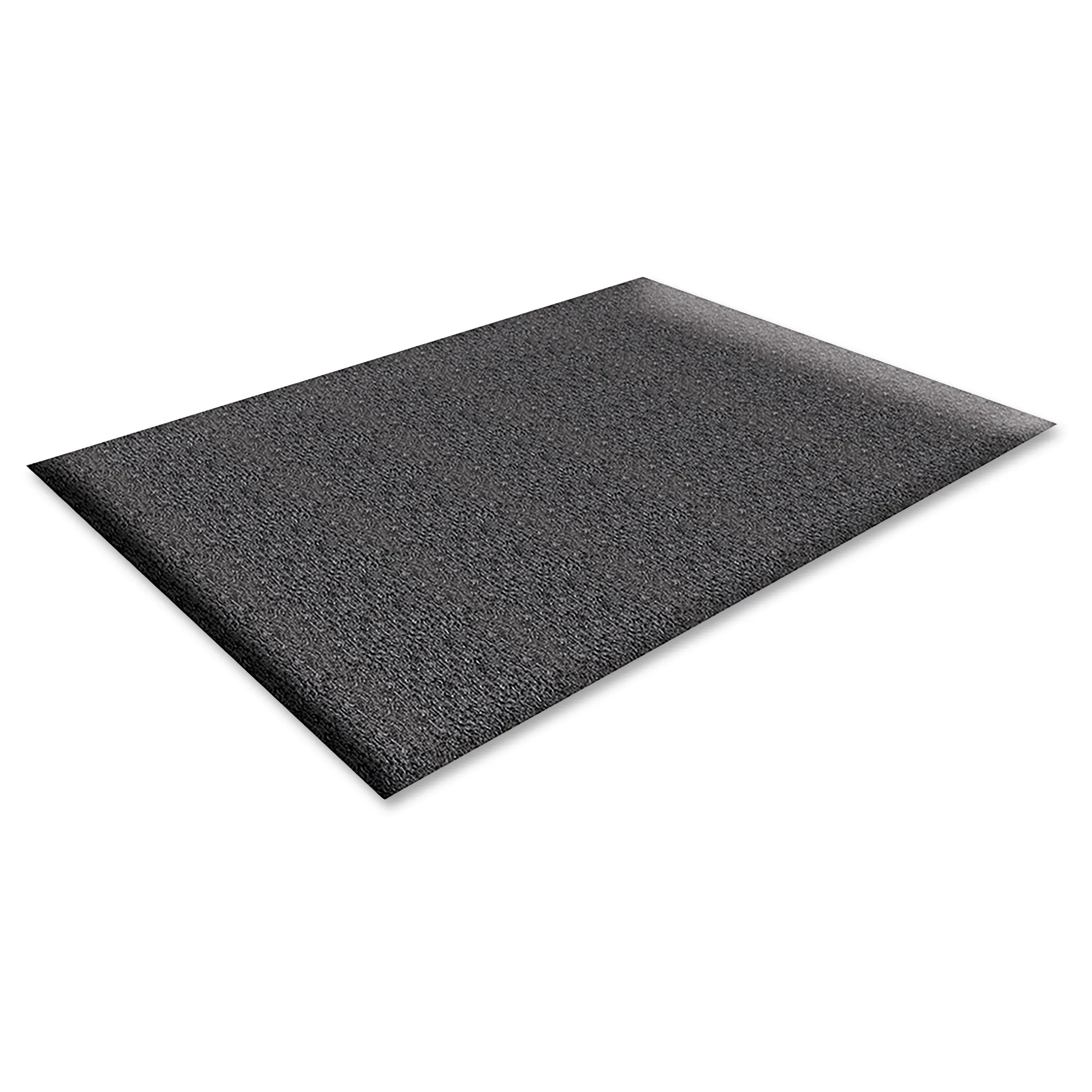 Genuine Joe Soft Step Anti-Fatigue Mat, 2' x 3', Black