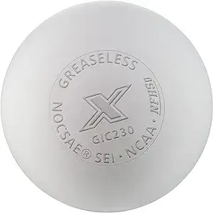 The Pearl by Guardian - Greaseless Lacrosse Balls (White, 50 Pack)