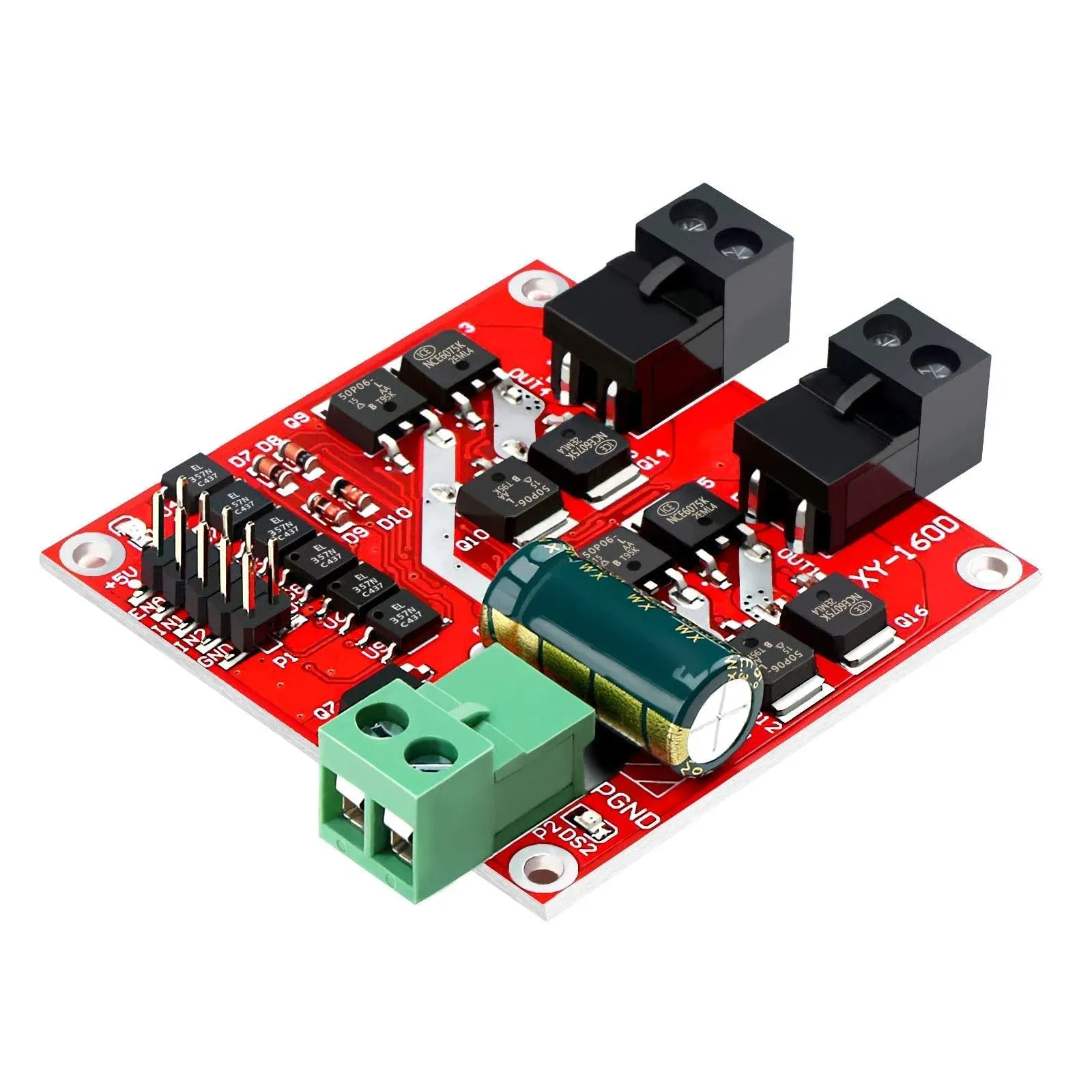 DC Motor Driver DROK L298 Dual H Bridge Motor Speed Controller DC 6.5