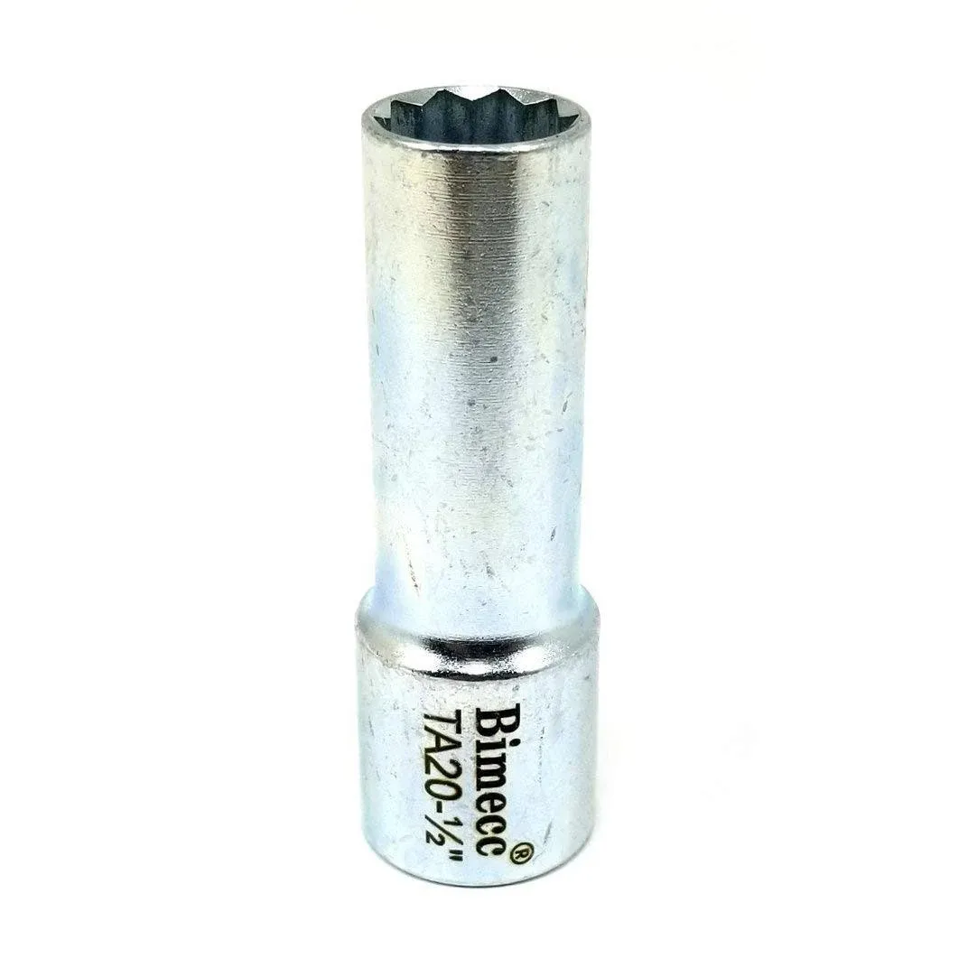 TA20-1/2 10-Spline Lug Nut Tool Key w/ 1/2" Imperial Square Socket Drive for Passenger Cars/Small SUVs - Sold Individually