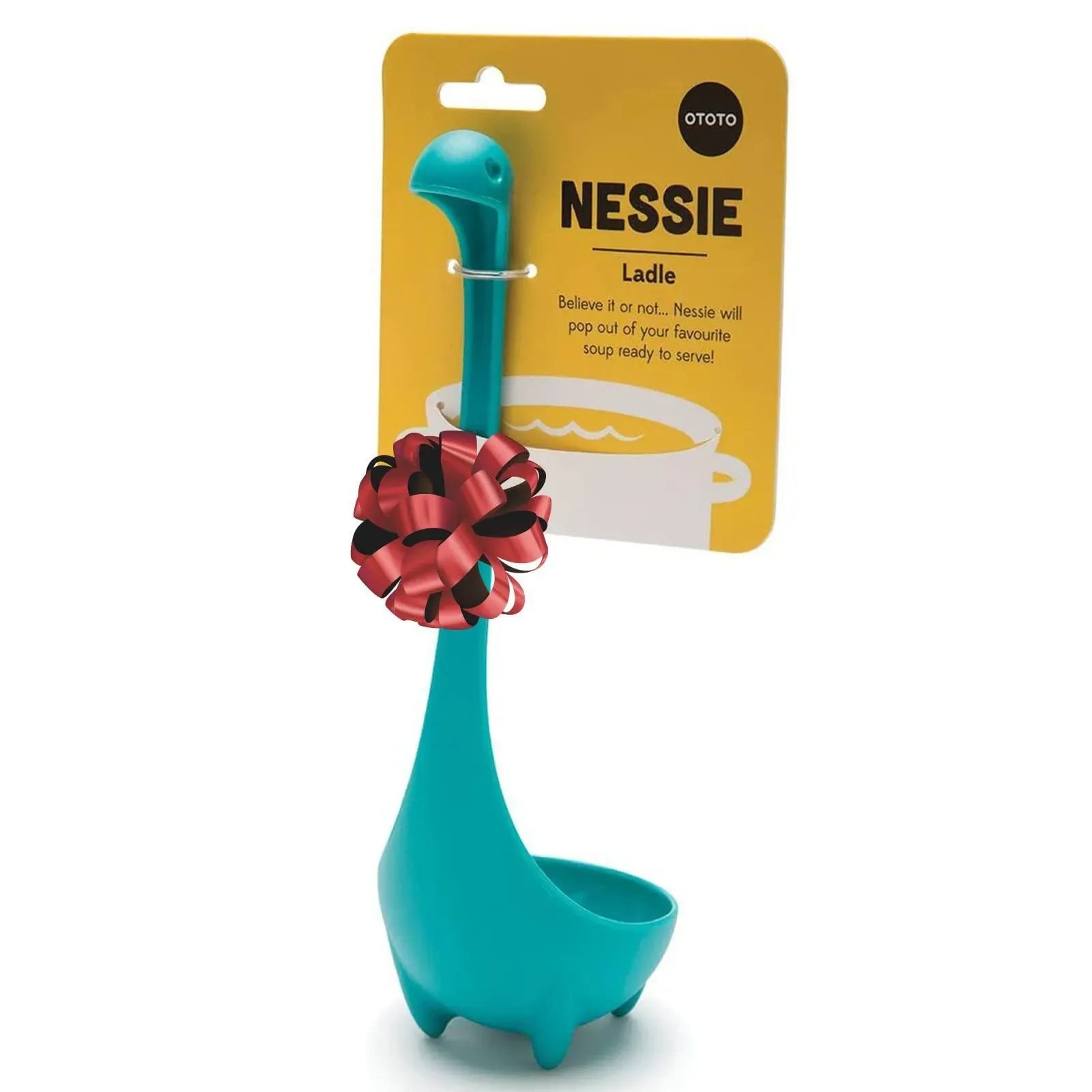 OTOTO Nessie Ladle Spoon -Turquoise Cooking Ladle for Serving Soup, Stew, Gravy ...