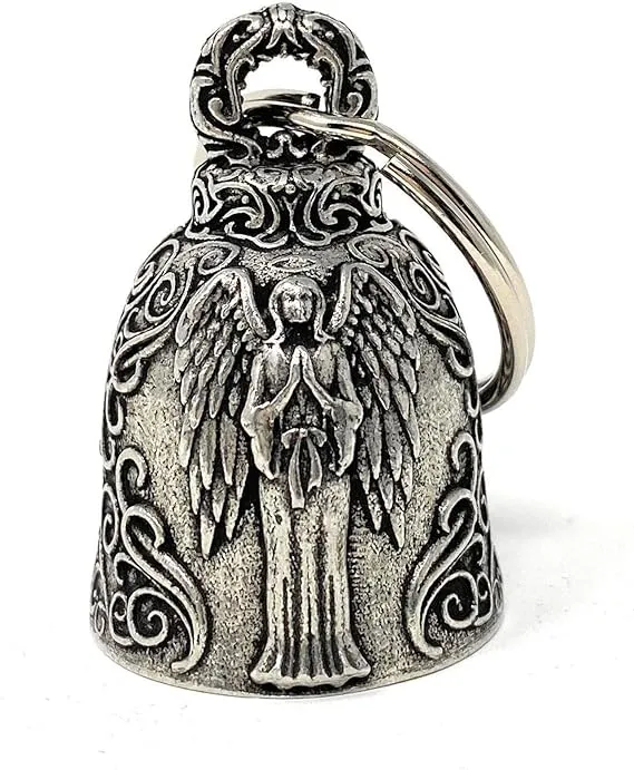 Bravo Bells - Angel Motorcycle Biker Bell Accessory or Key Chain for Luck - Made in the USA